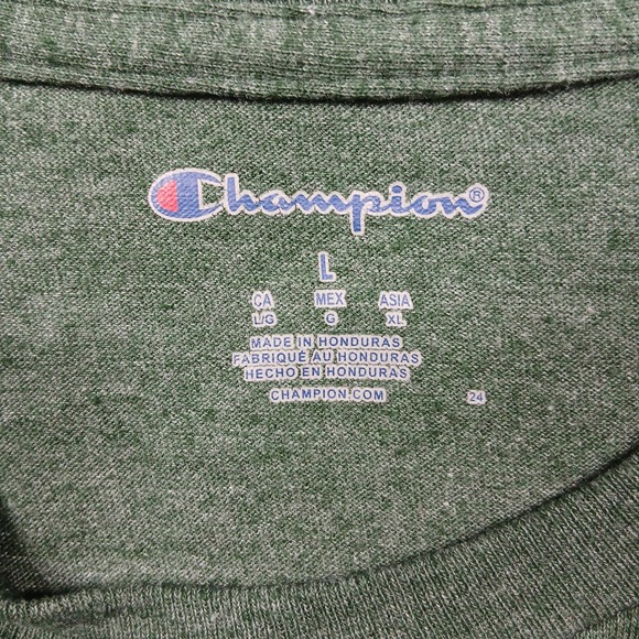 Champion Shirt Mens L Green Loyola Greyhounds University Athletic Graphic Tee - Picture 6 of 8